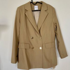 MOTF wool mix straight fit blazer, brand new